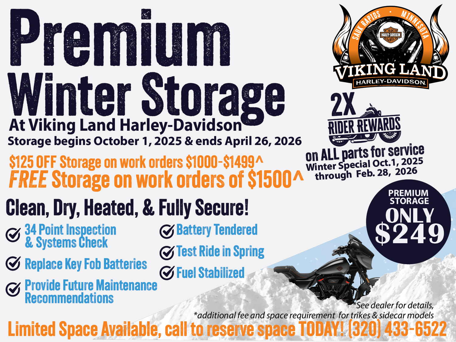 2025/2026 Winter Storage