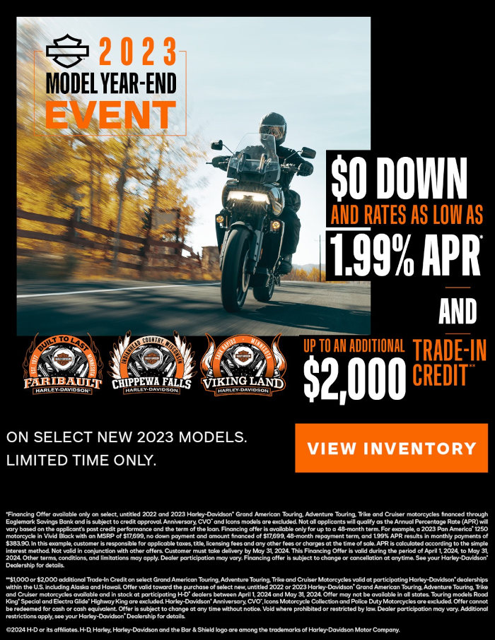 Model Year-End Event Flyer